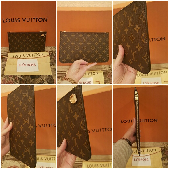 Authentic Louis Vuitton Neverfull Mm Pouch - Picture 3 of 5